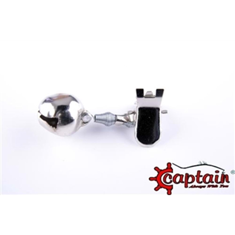 Captain Olta Zili Metal Kıskaçlı 18mm Kamış Zili Tekli pakette 2 adet