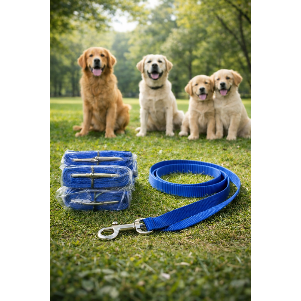 Köpek Gezdirme Mavi Renk Boy : 90 cm