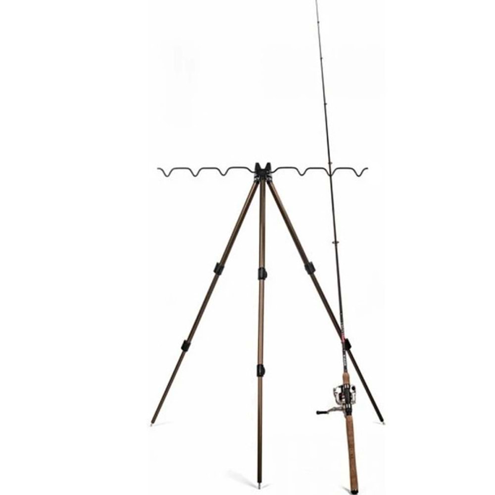 Captain 6803 Tripod Alüminyum Teleskobik 3'lü Kamış Sehpası 120cm