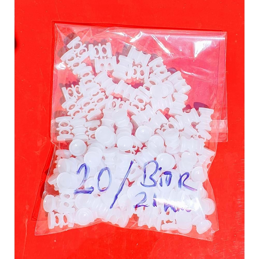 GFS Plastik Bior Tapa 20 CAP 21 mm 100 Adet