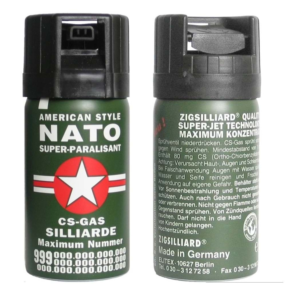 Nato Biber Gazı Göz Yaşartıcı Spray 40 ml