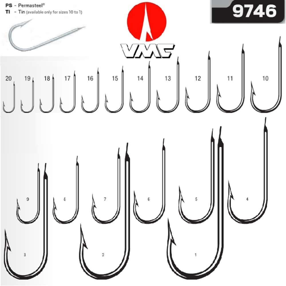 Vmc 9746PS (PERMA STEEL) Düz Paraketa İğnesi 5 100 Lü Paket