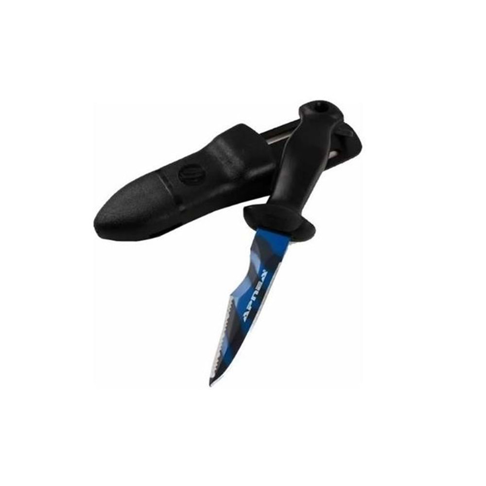 Apnea Sub 9C/2 Teflon Blue Camou Dalış Bıçağı