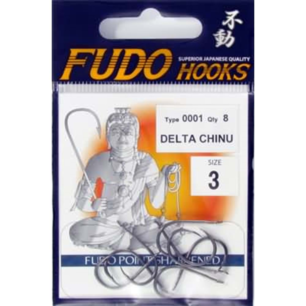 0001 FUDO DELTA CHINU, NO:4, BLACK NIKEL, 9P