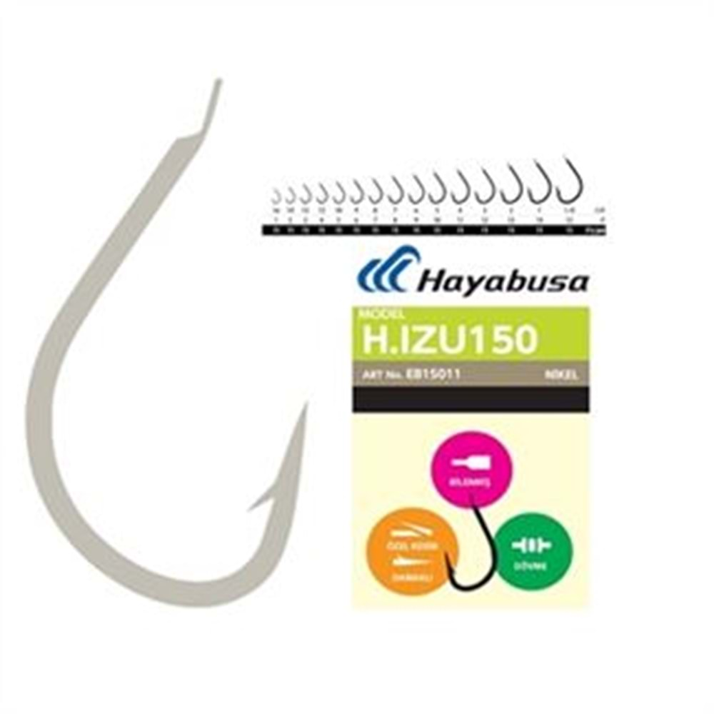 HAYABUSA HIZU 150 NICKEL İĞNE 15 Lİ N0: 1