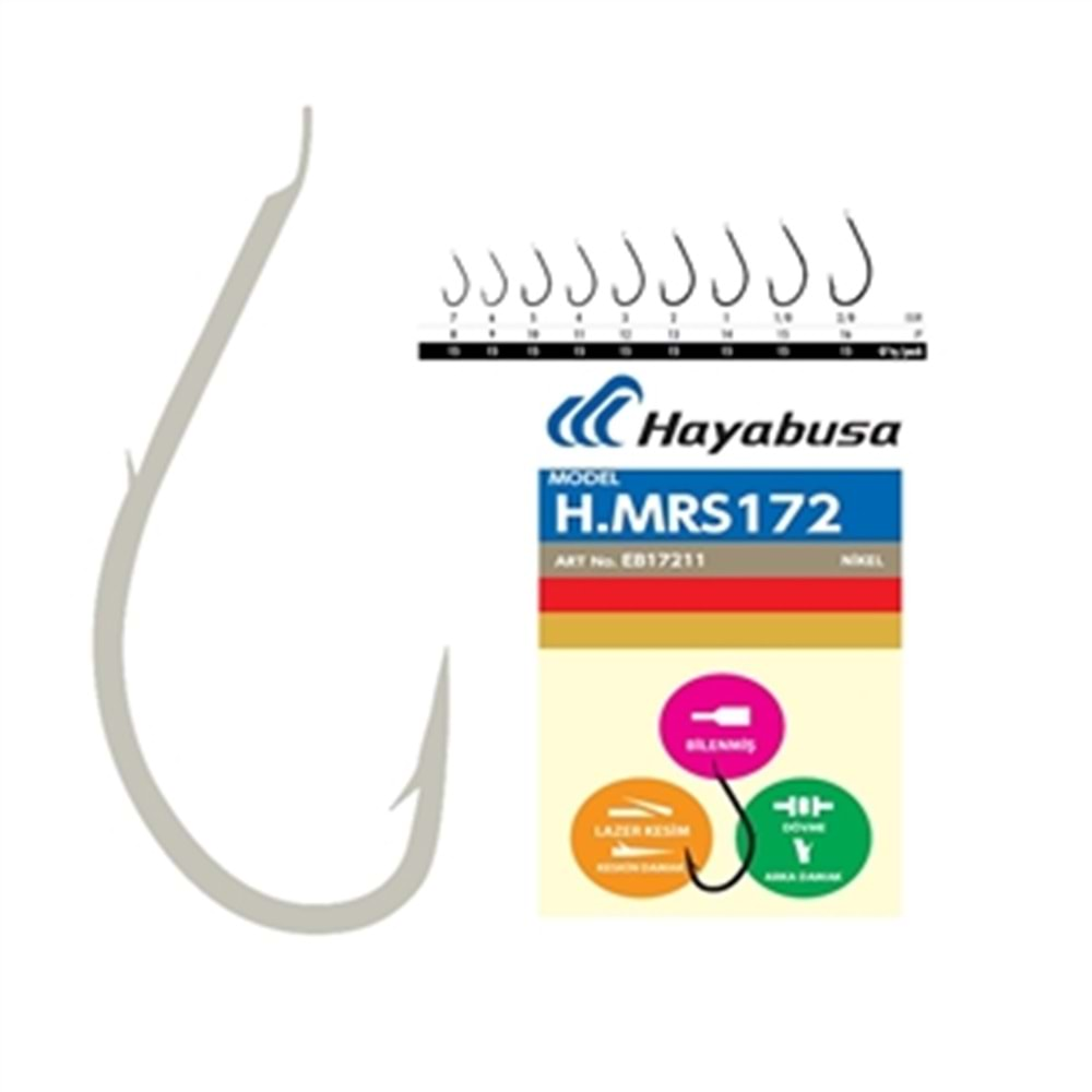 HAYABUSA HMRS 172 NICKEL İĞNE 15 Lİ N0: 1