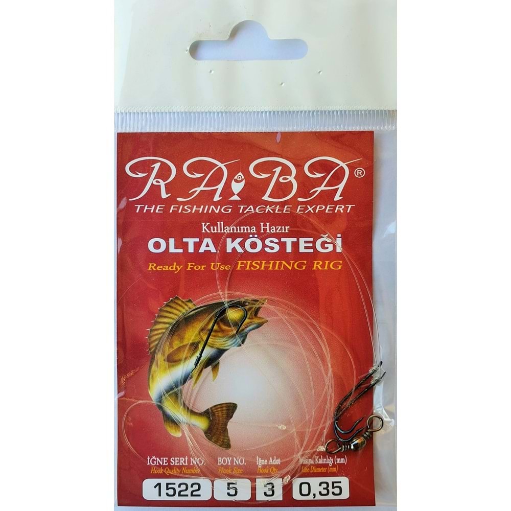 RABA 1522 ÜÇ İĞNELİ HAZIR OLTA BEDENİ(HIRSIZLI) - 7