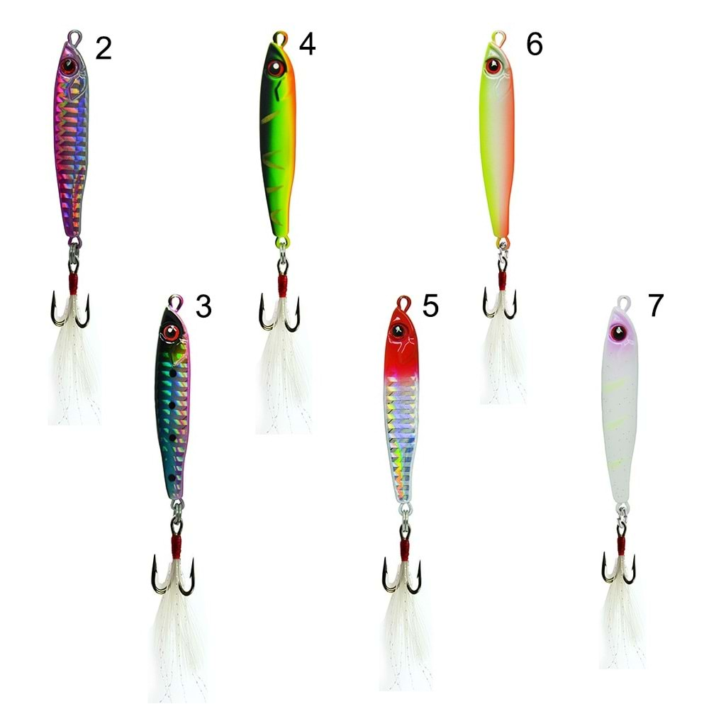 Captain 3604 Dragon 40gr Light Jig Suni Yem renk kodu : 6