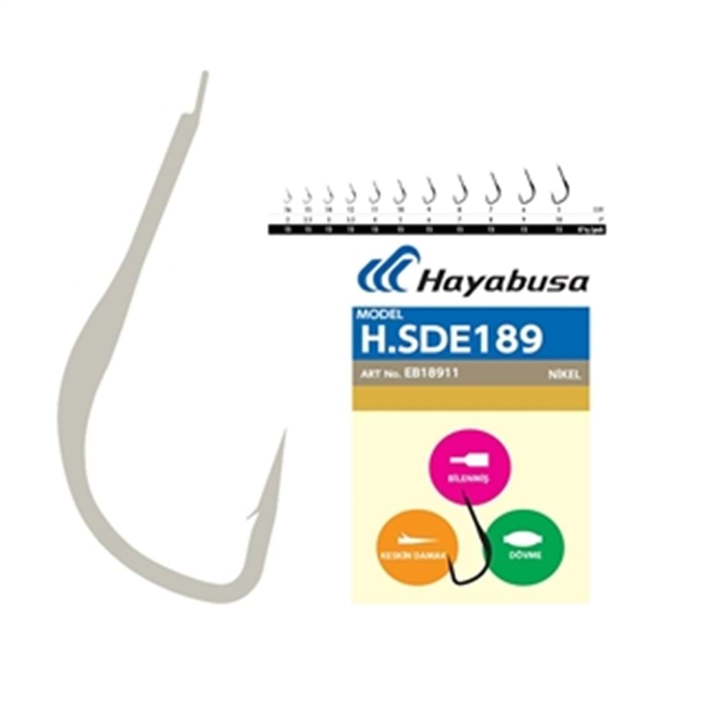 HAYABUSA HSDE 189 NICKEL İĞNE 15 Lİ N0: 5