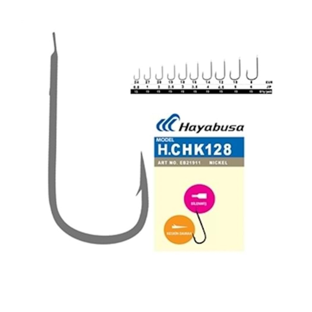 HAYABUSA HCHK 128 NICKEL İĞNE 15 Lİ N0:10