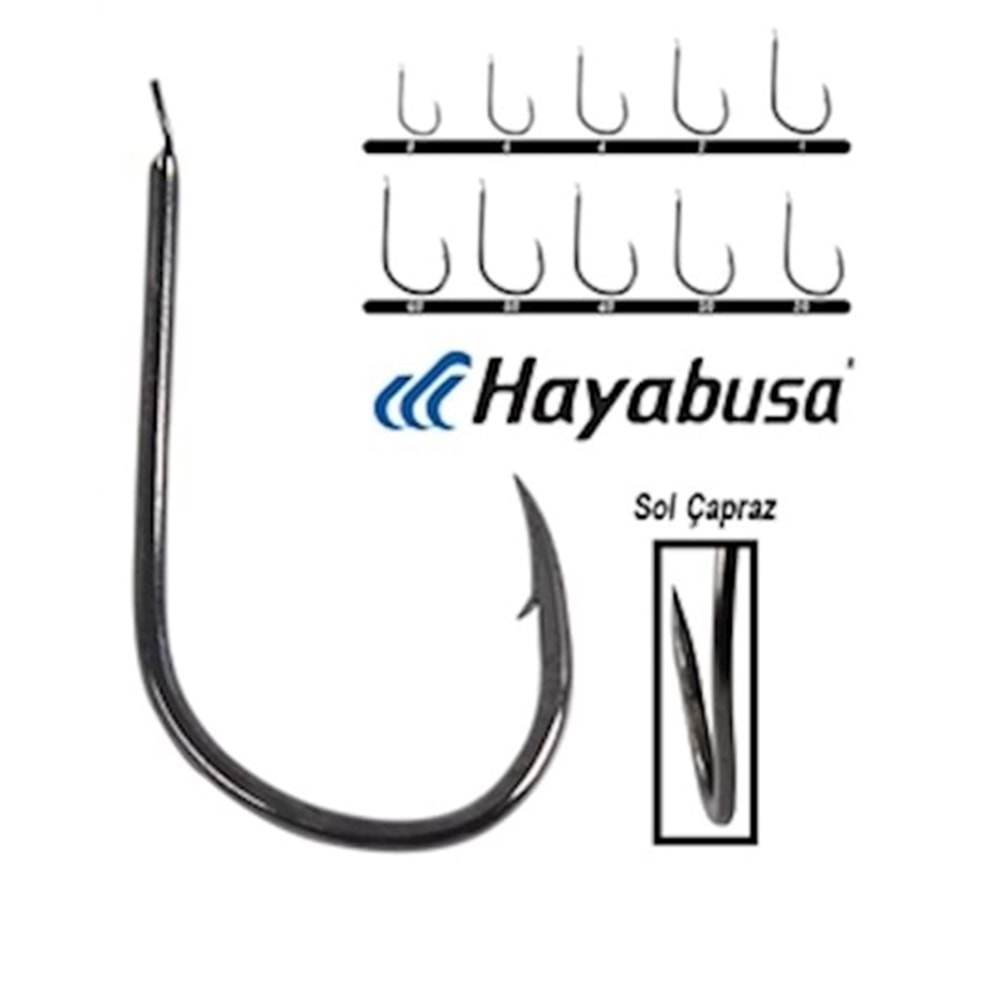 HAYABUSA HFKS 130 BLACK NICKEL İĞNE 15 Lİ N0: 6/0