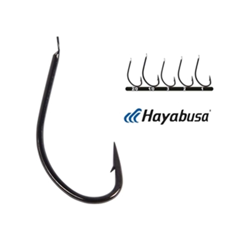 HAYABUSA HMRS 171 BLACK NICKEL İĞNE 15 Lİ NO: 2/0