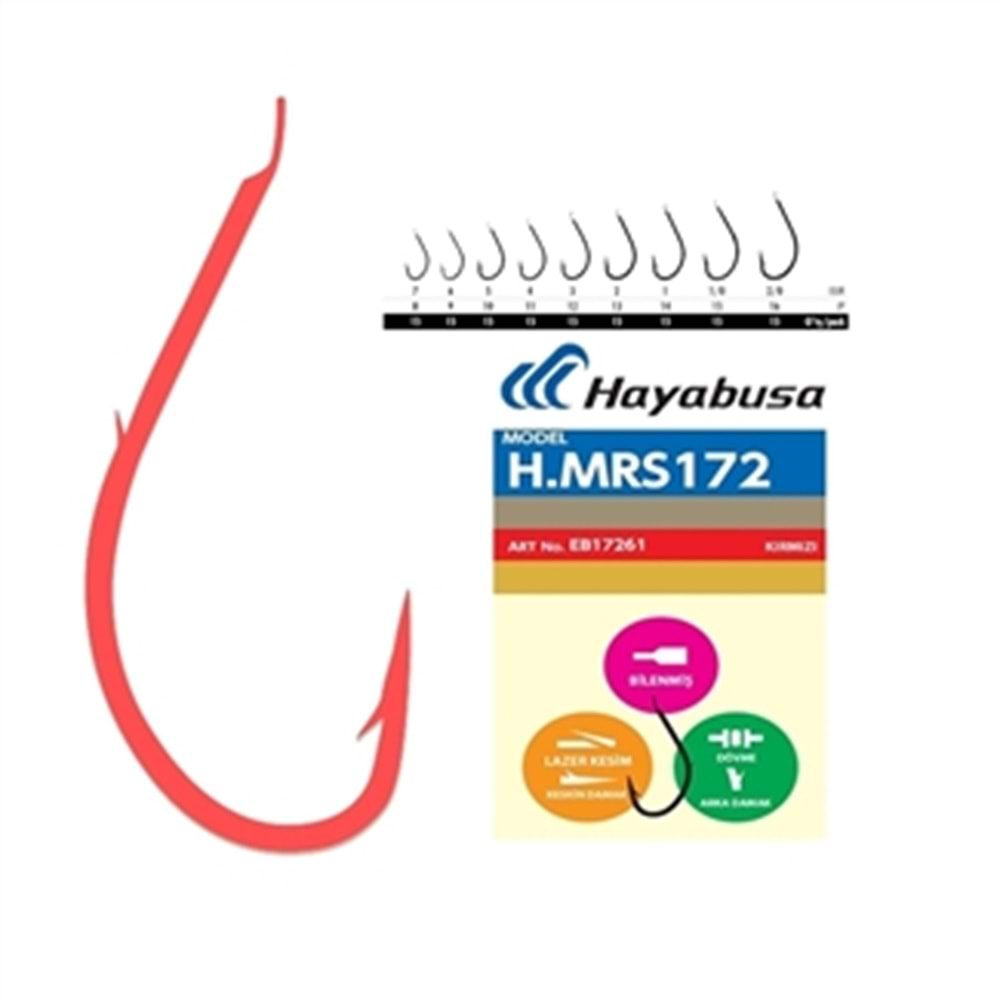 HAYABUSA HMRS 172 RED İĞNE 15 Lİ N0: 3