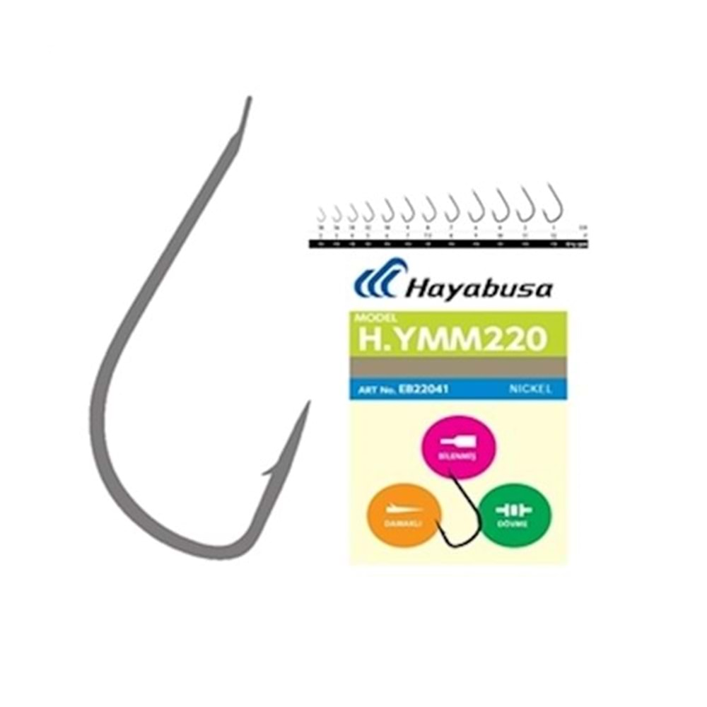 HAYABUSA HYMM 220 NICKEL İĞNE 15 Lİ N0: 6