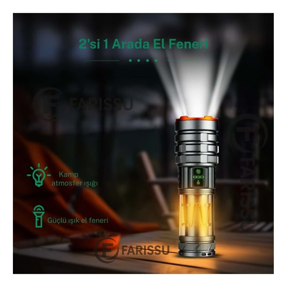 Gold Orion OR-G580: 100W, 5000 Lümen Şarj Edilebilir Lamba