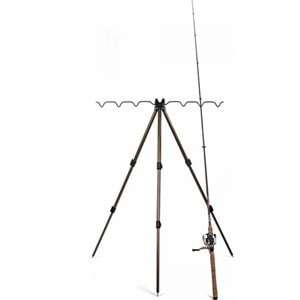 Captain 6803 Tripod Alüminyum Teleskobik 3'lü Kamış Sehpası 120cm