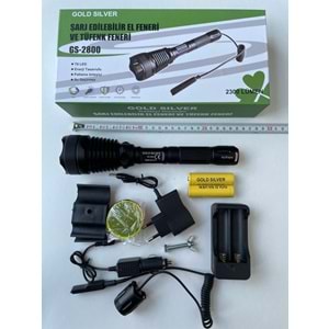 Gold Silver GS-2800 Tüfek Lambası Çift Pilli