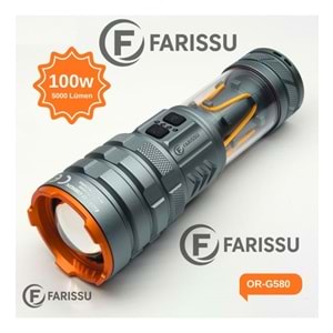 Gold Orion OR-G580: 100W, 5000 Lümen Şarj Edilebilir Lamba
