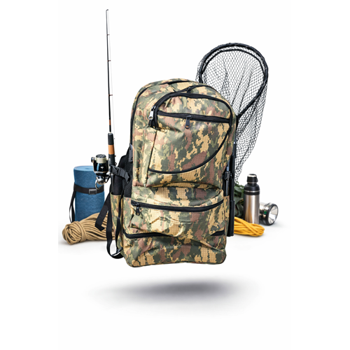 KAMUFLAJ BALIKÇI AVCI SIRT ÇANTASI 3D KAMUFLAJ 80 LİTRE