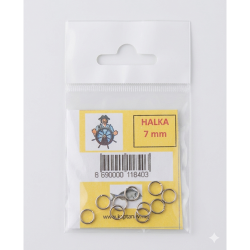 KaptanAV Maket Balık Halkası (10 adt) 7 mm