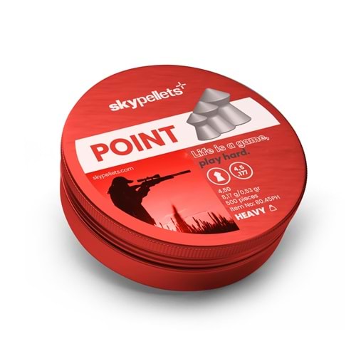 Skypellets Point Heavy 4,5 mm Havalı Saçma 0,53 gr 200 adet