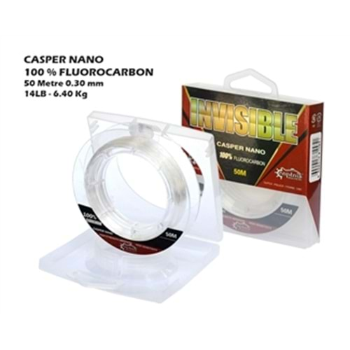 Captain Casper Nano %100 Fluoro Carbon Misina 50 m 30 mm