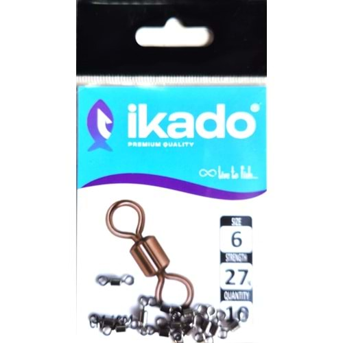 İKADO CM-1001 BİLYALI FIRDÖNDÜ BLACK NICKEL (20 Li) 8