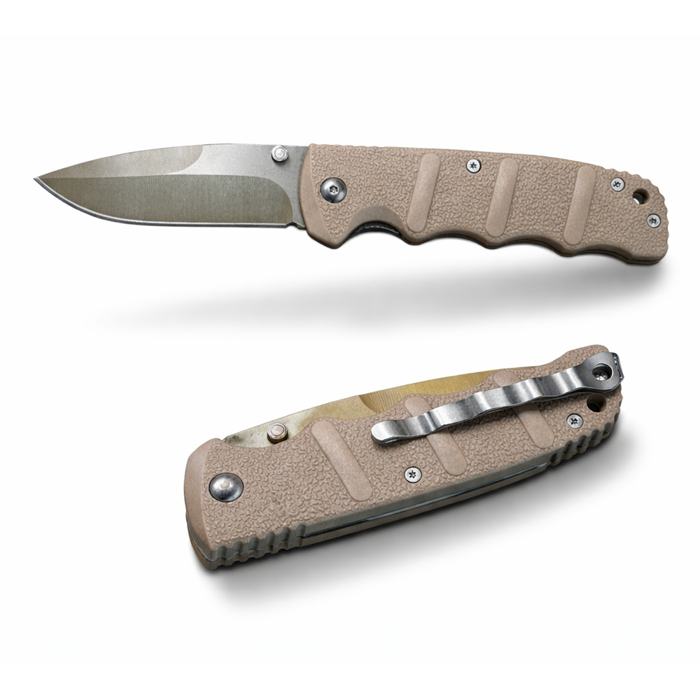 Böker 3174 Çakı Bele Takma Klıpsli 20 CM Sarı Sap