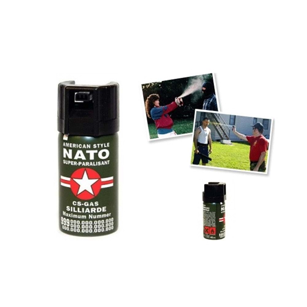 Nato Biber Gazı Göz Yaşartıcı Spray 40 ml