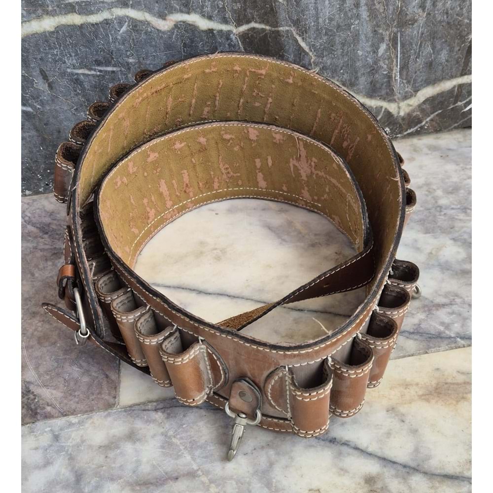 DERİ FİŞEKLİK BATTAL BOY uzunluk kemer dahil 130 cm